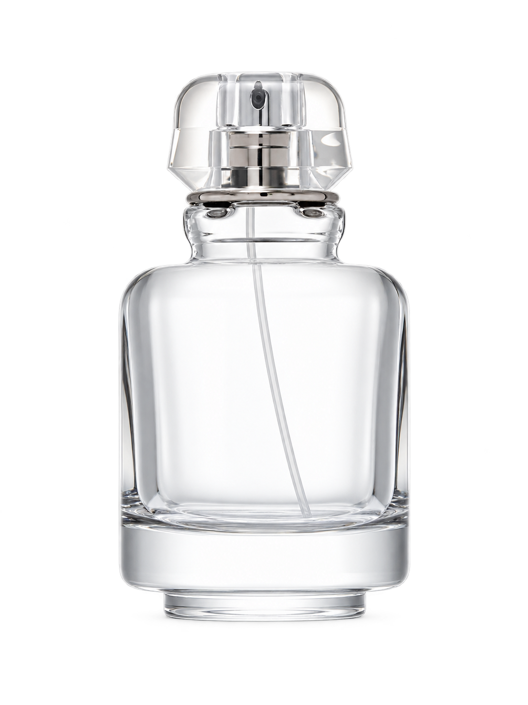 90ml コンパクトな円筒型香水ボトル ガラス 品番HYD046-90