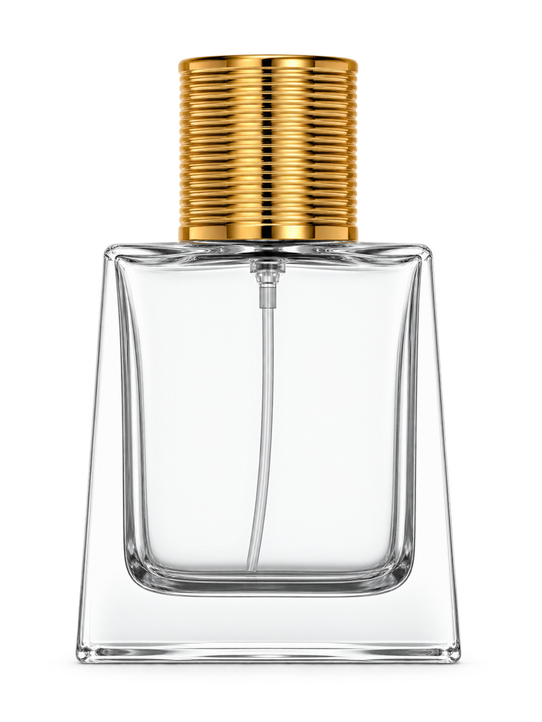 50ml コンパクトな平型香水ボトル ガラス 品番HYD607
