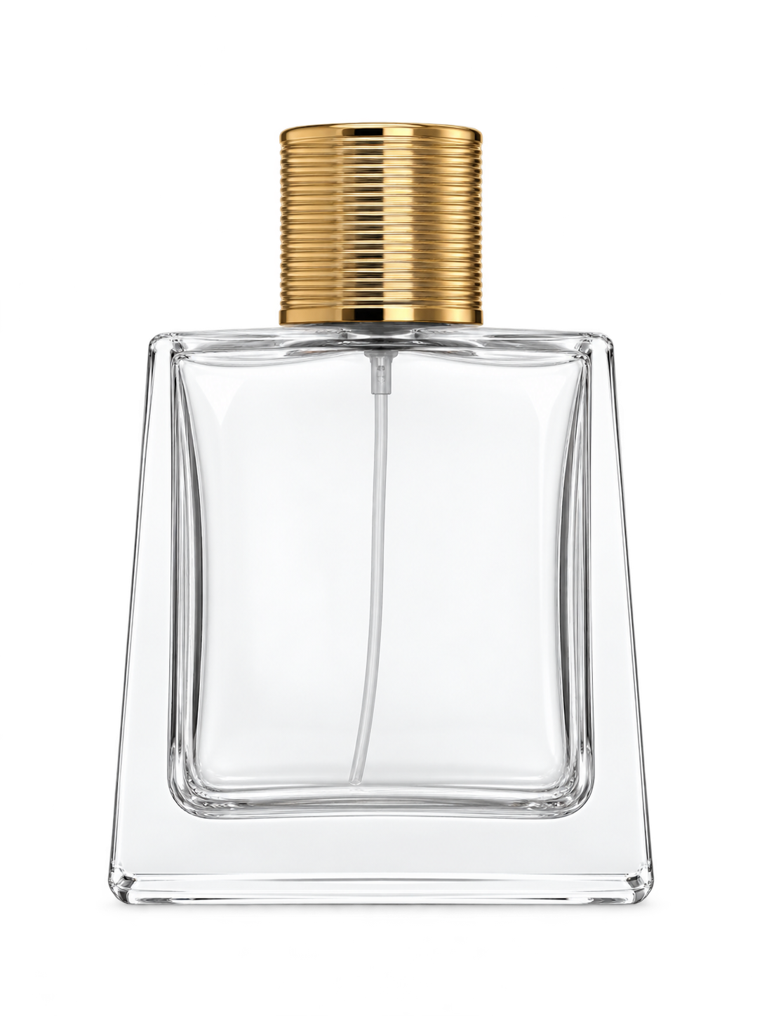 100ml コンパクトな平型香水ボトル ガラス 品番HYD700