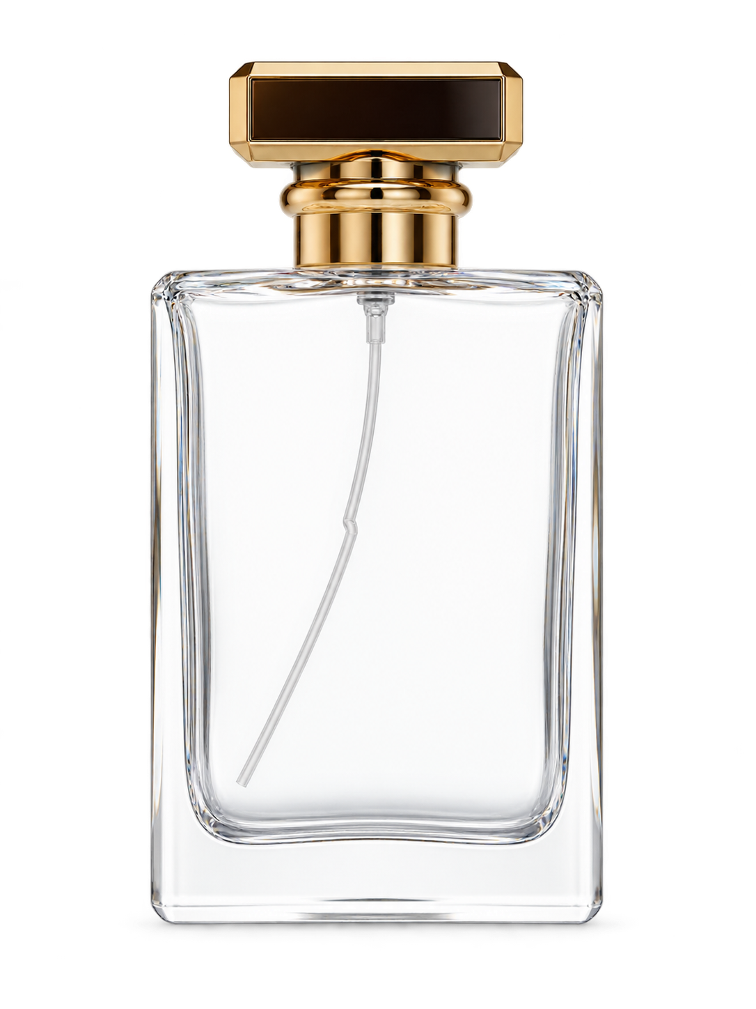 100ml コンパクトな平型香水ボトル ガラス 品番HYD802