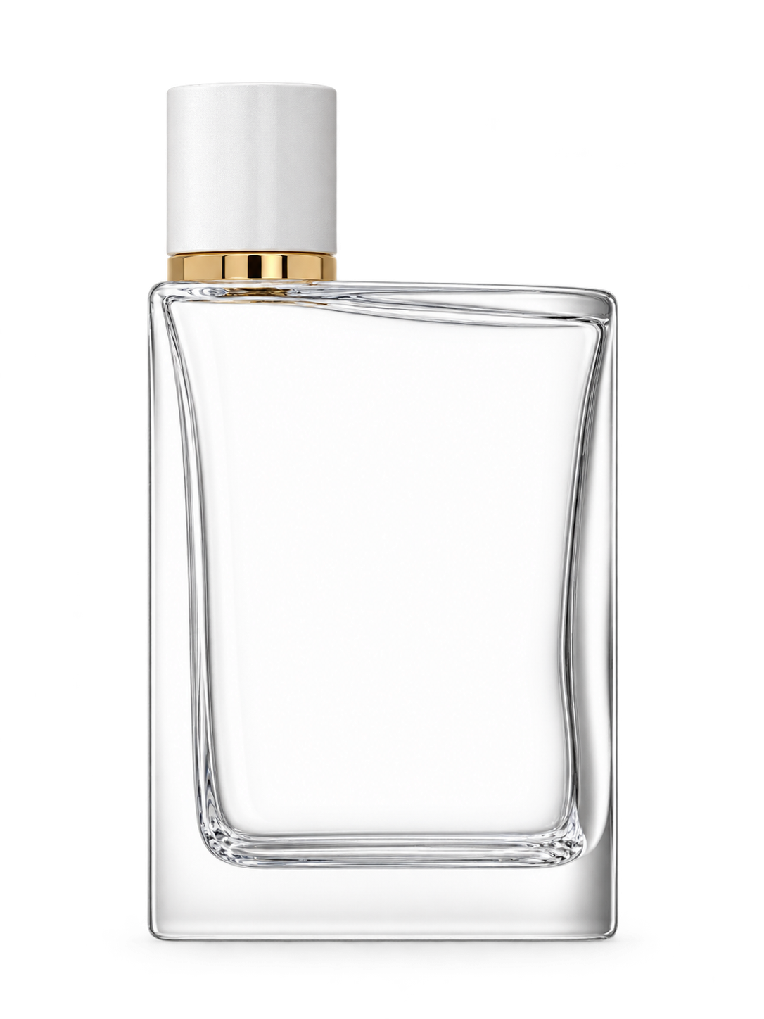 100ml コンパクトな平型香水ボトル ガラス 品番HYD933