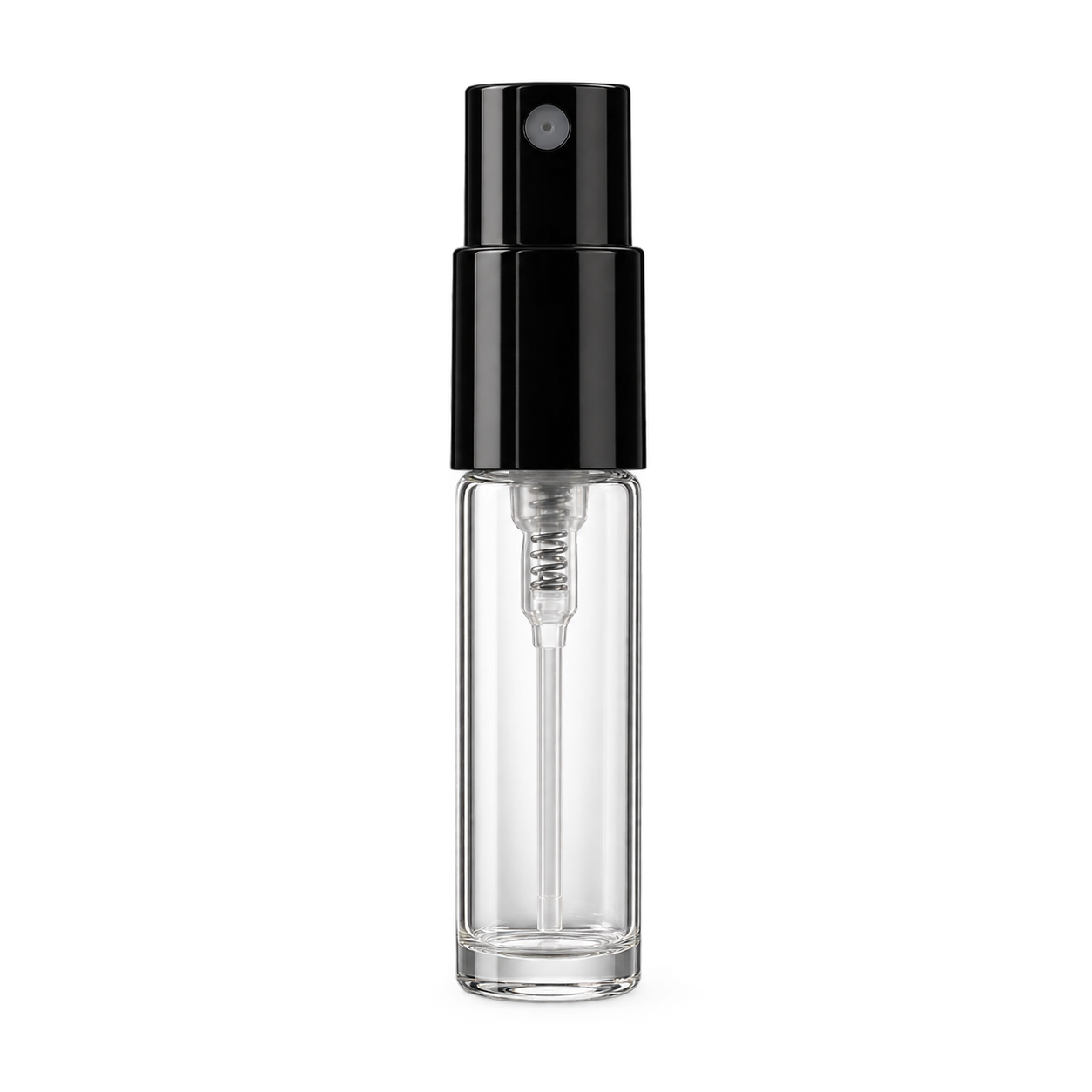 2ml スリムな円筒型香水ボトル ガラス 品番MINI-SPRAY-2ML