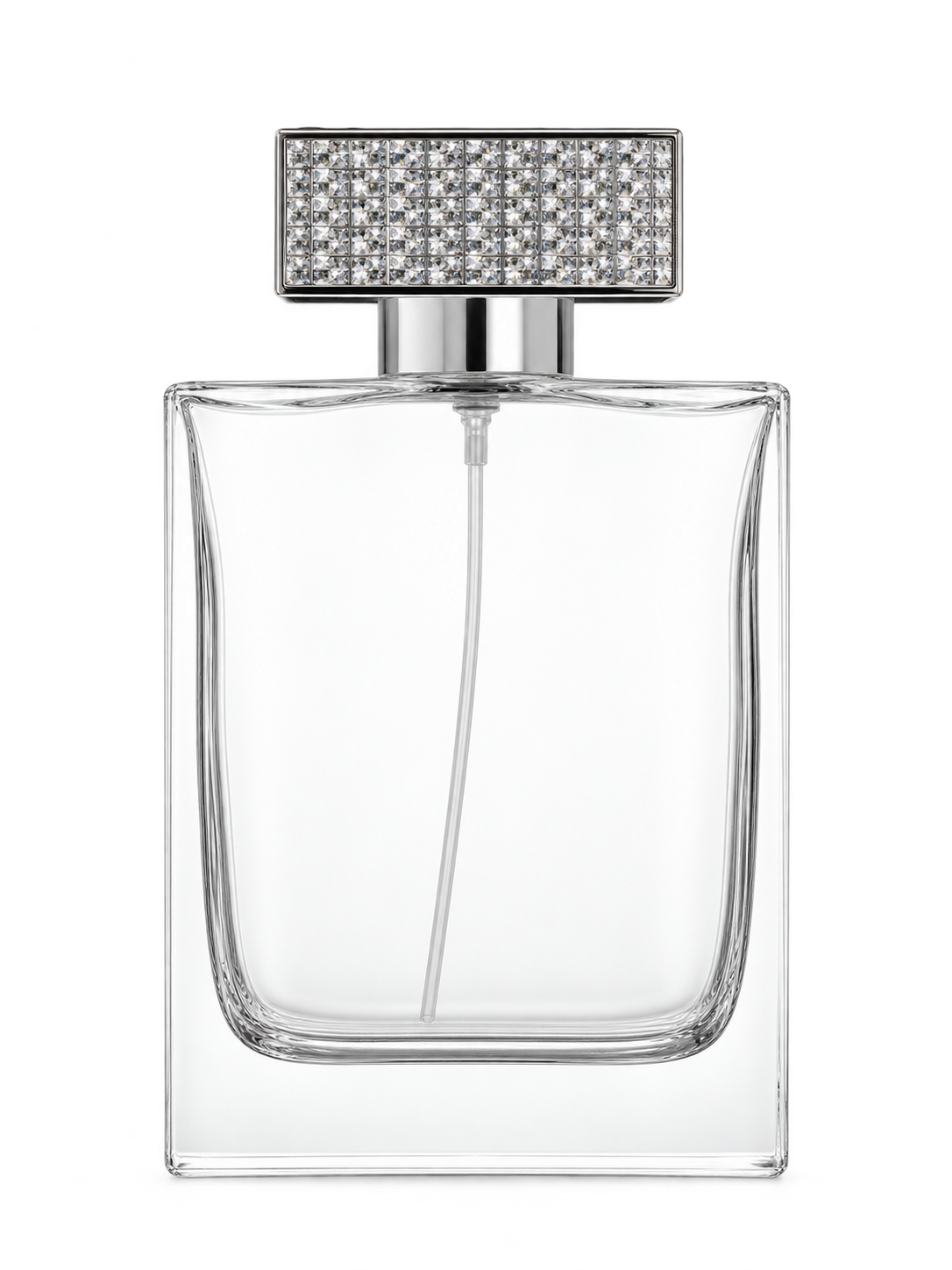 100ml コンパクトな平型香水ボトル ガラス 品番SLL-72