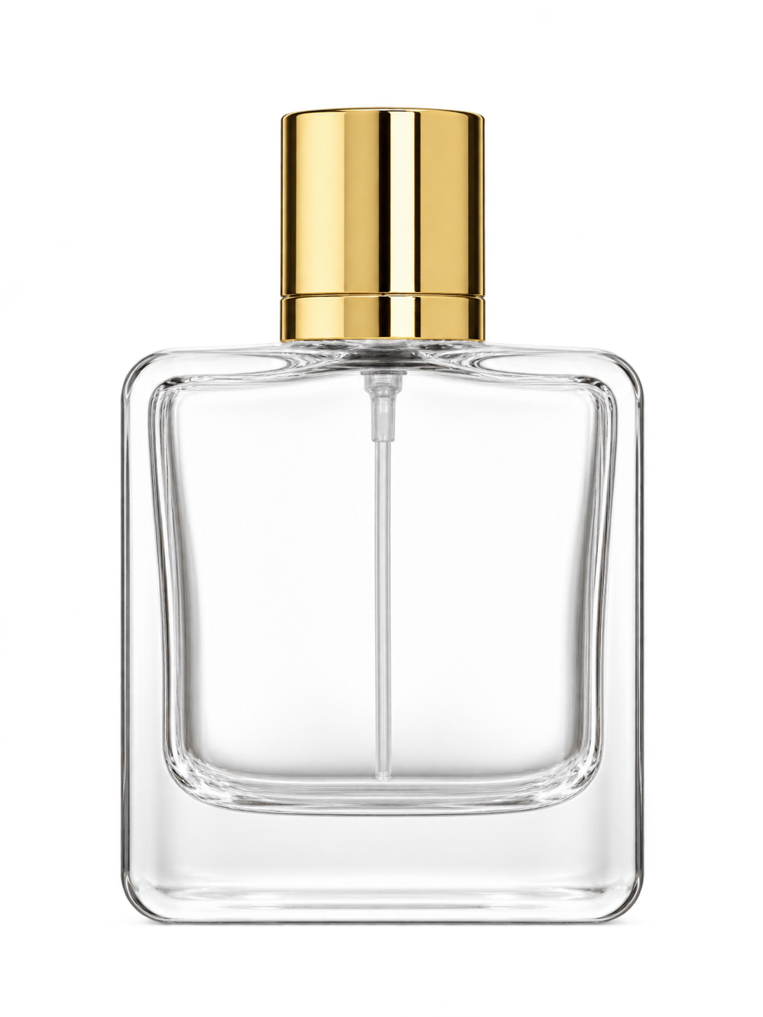 50ml コンパクトな平型香水ボトル ガラス 品番XB097