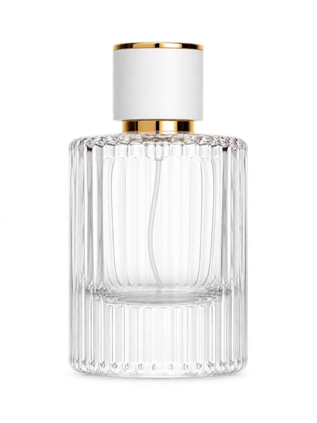 100ml コンパクトな円筒型香水ボトル ガラス 品番XB139