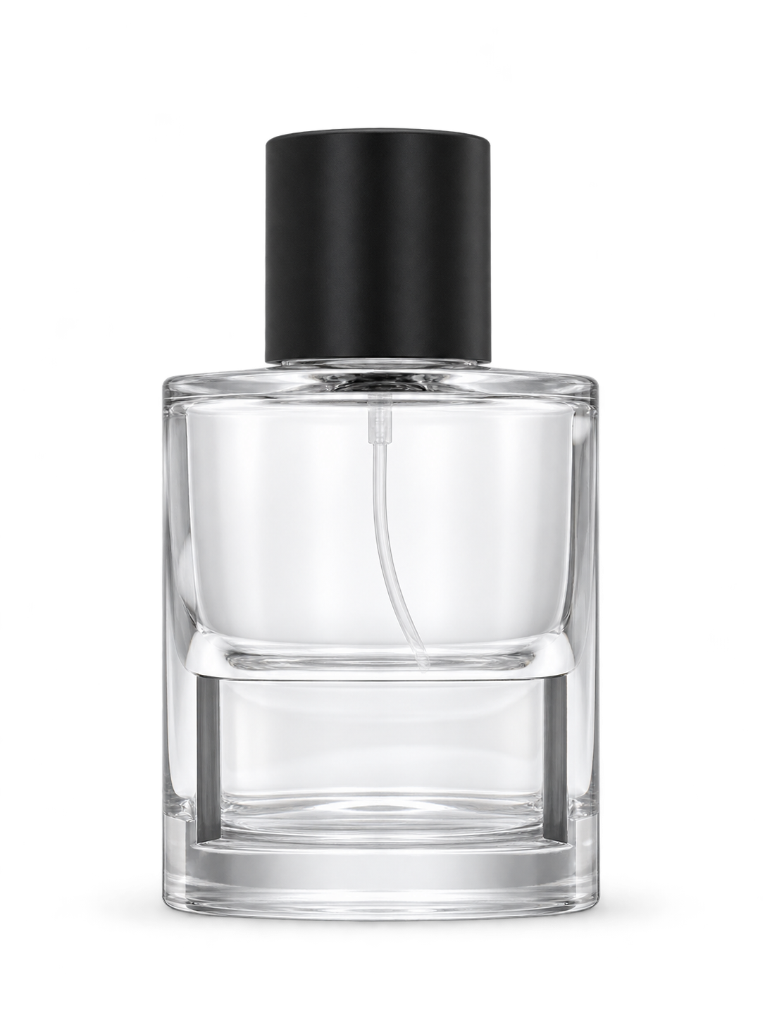 100ml コンパクトな円筒型香水ボトル ガラス 品番XB195