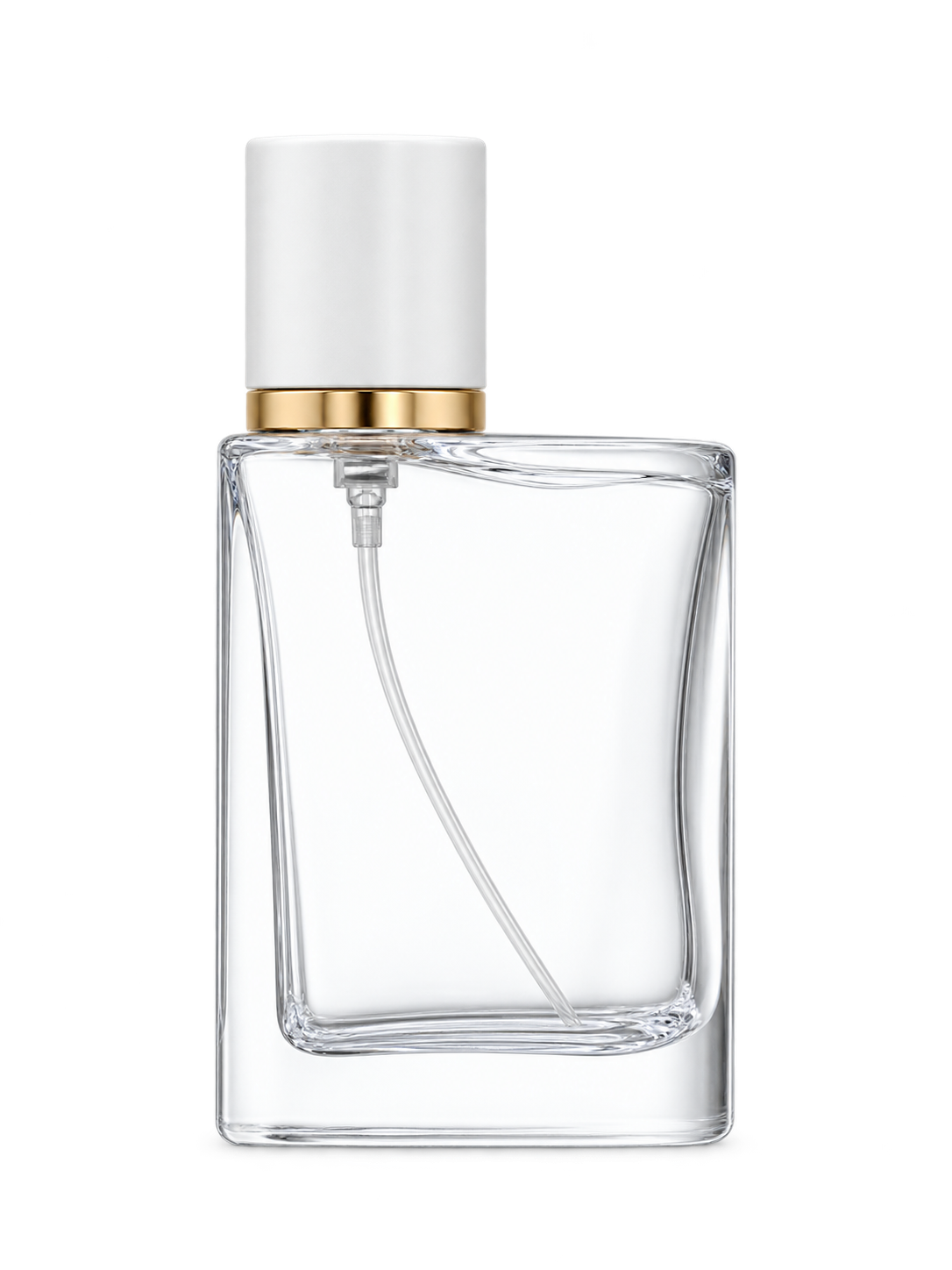 50ml コンパクトな平型香水ボトル ガラス 品番XB196