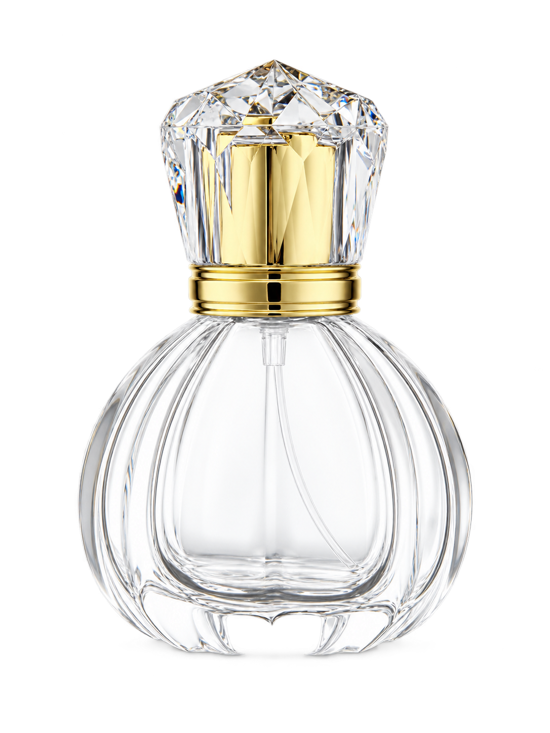50ml コンパクトな円筒型香水ボトル ガラス 品番XB230