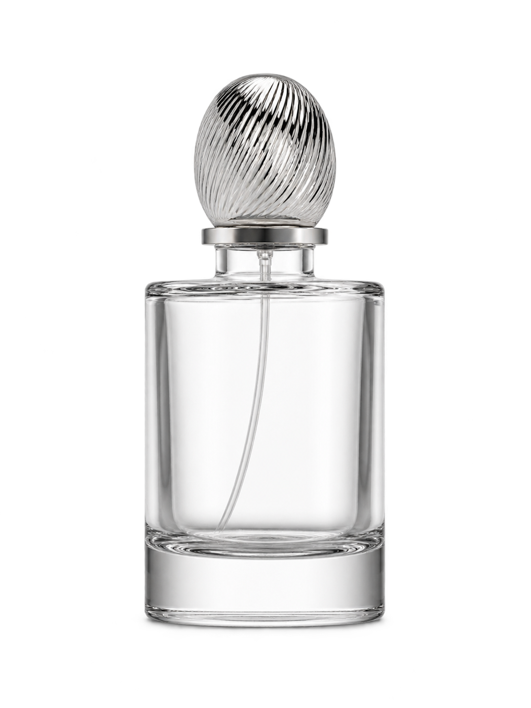 100ml コンパクトな円筒型香水ボトル ガラス 品番XB252