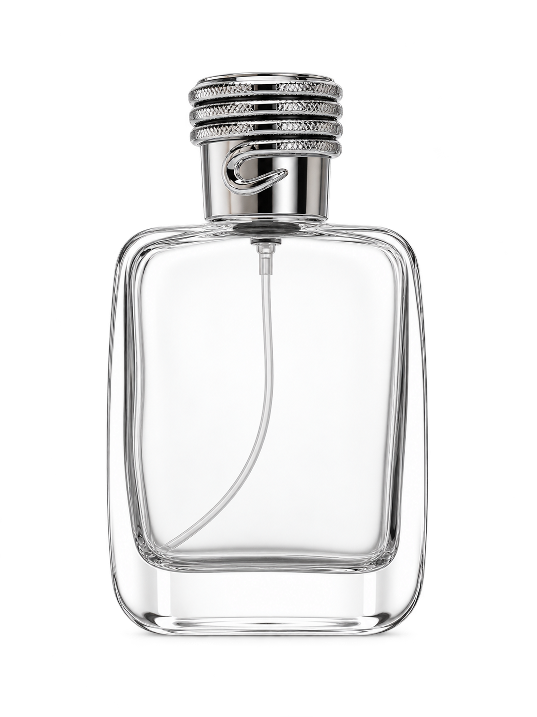 50ml コンパクトな平型香水ボトル ガラス 品番XB280