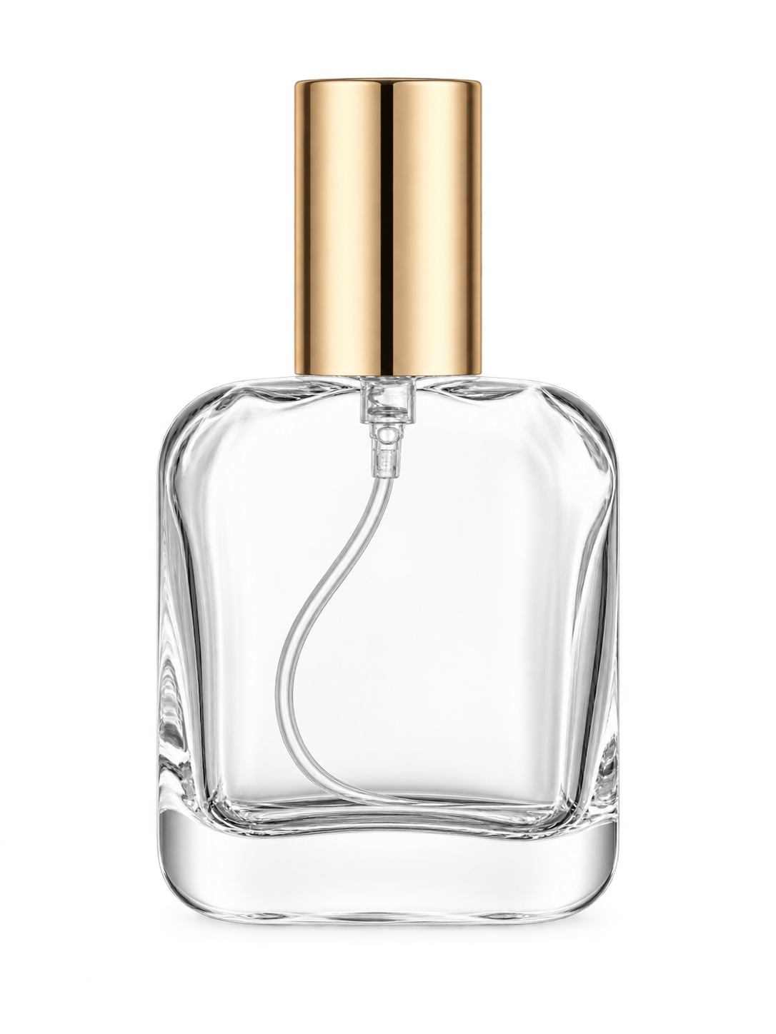 30ml コンパクトな平型香水ボトル ガラス 品番XB297