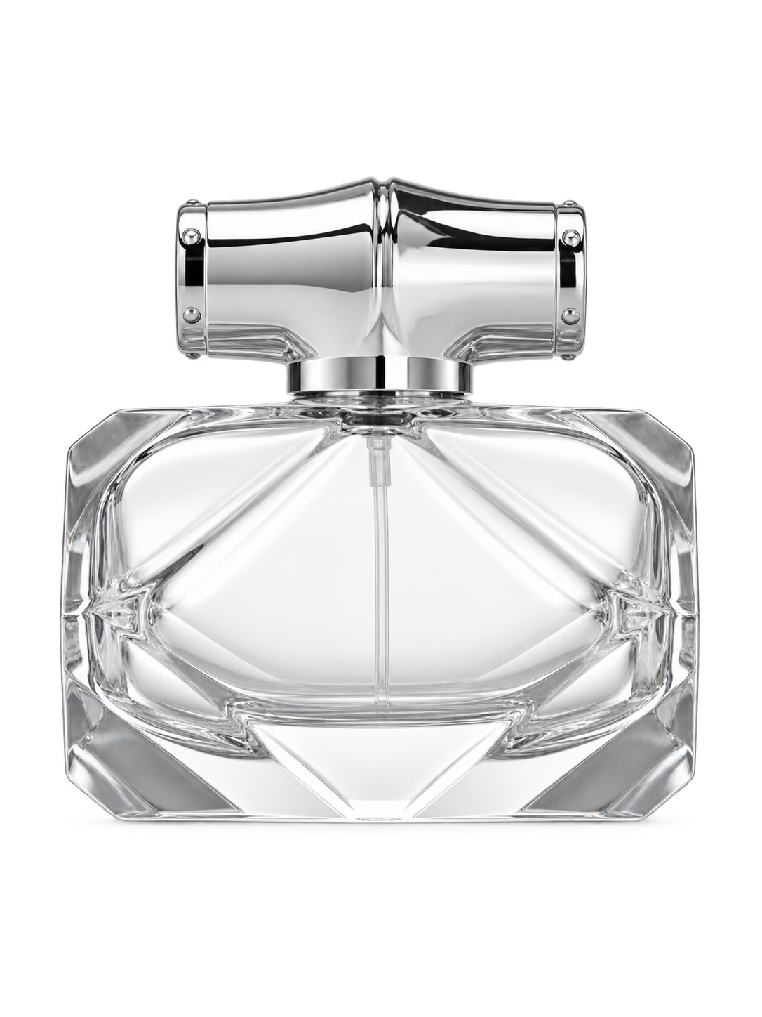 50ml コンパクトな平型香水ボトル ガラス 品番XB319