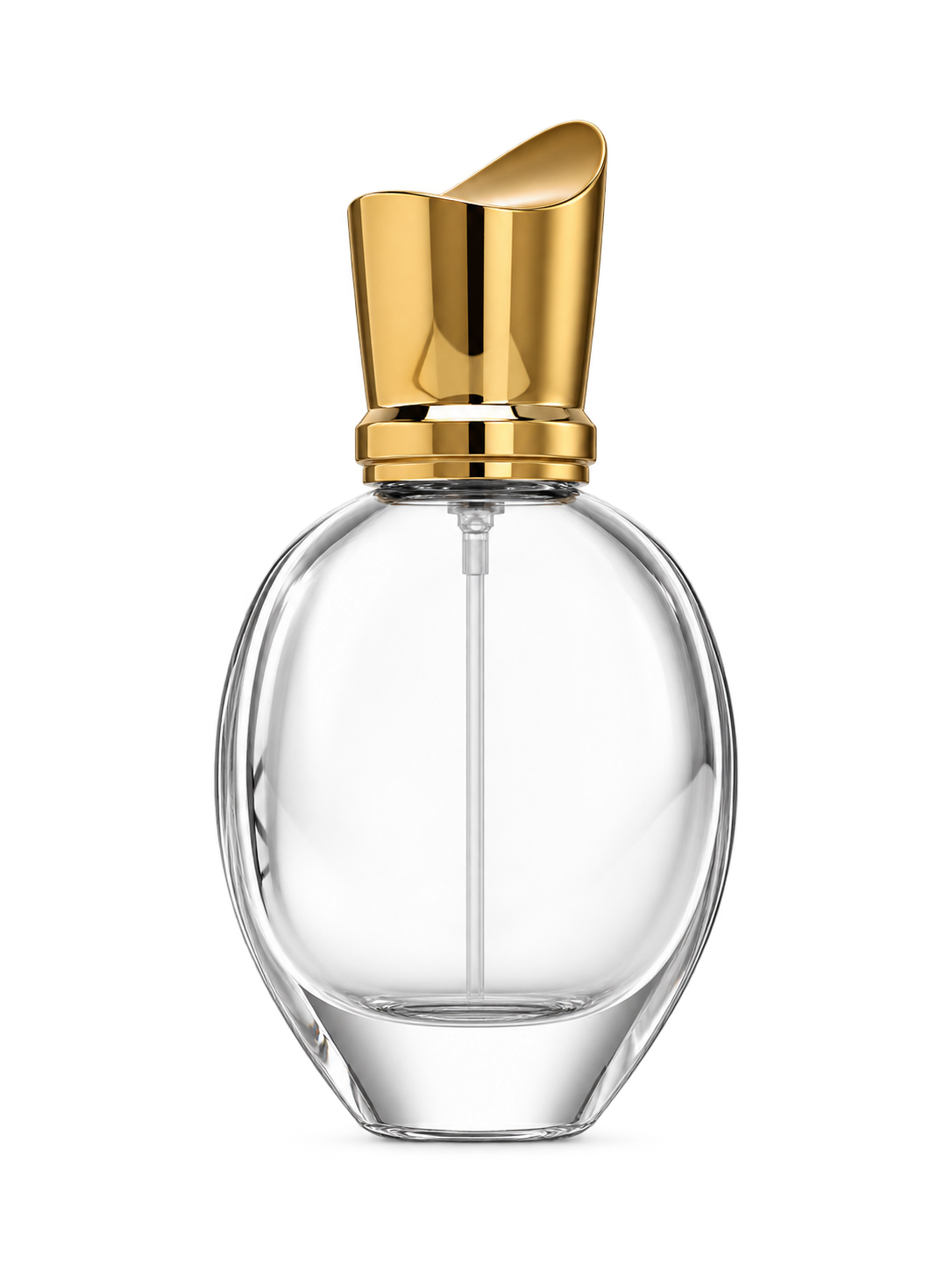 30ml コンパクトな平型香水ボトル ガラス 品番XB344