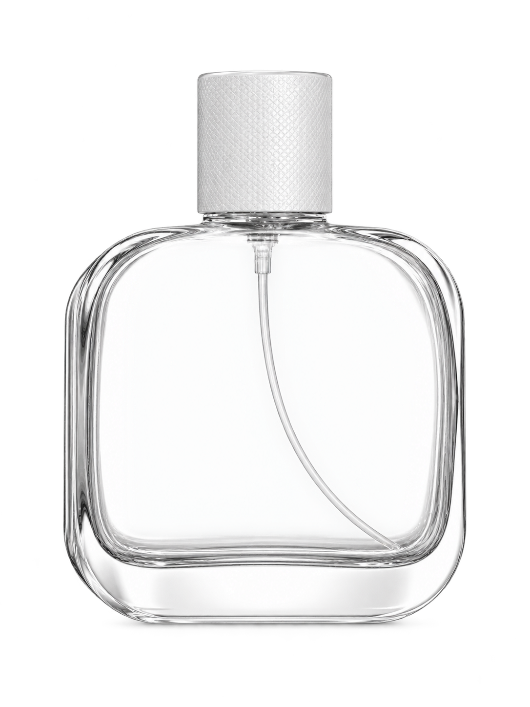 100ml コンパクトな平型香水ボトル ガラス 品番XB349