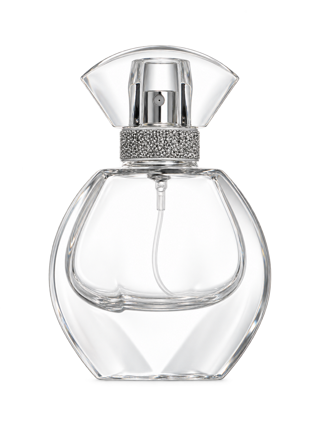 30ml コンパクトな平型香水ボトル ガラス 品番XB360