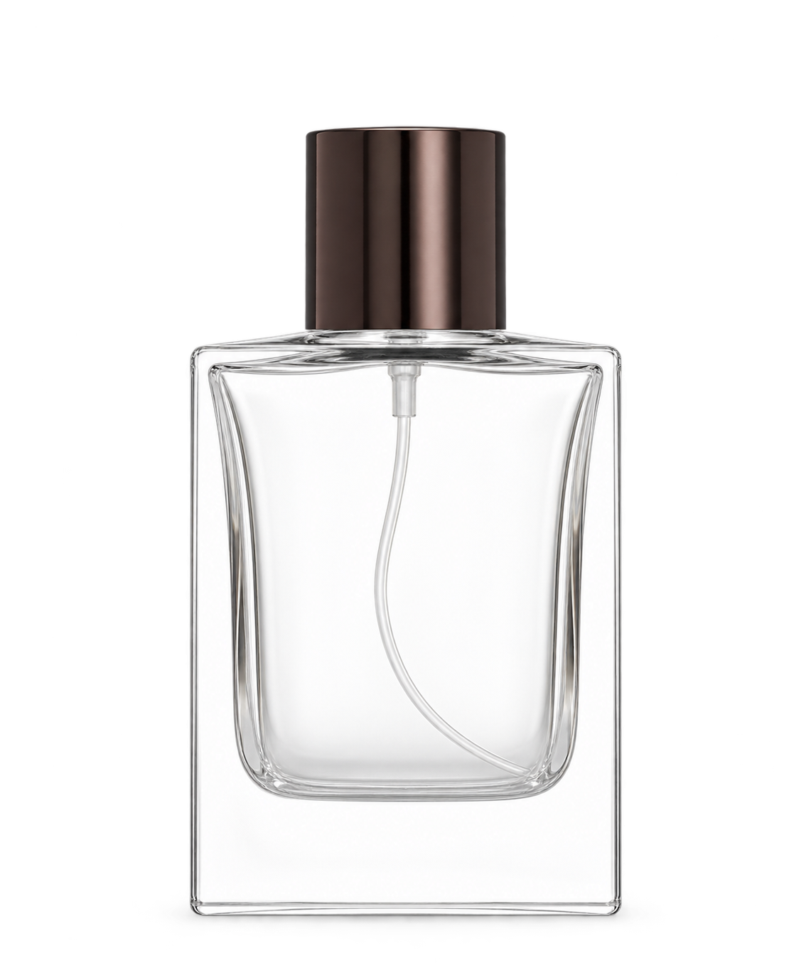 50ml コンパクトな平型香水ボトル ガラス 品番XB366