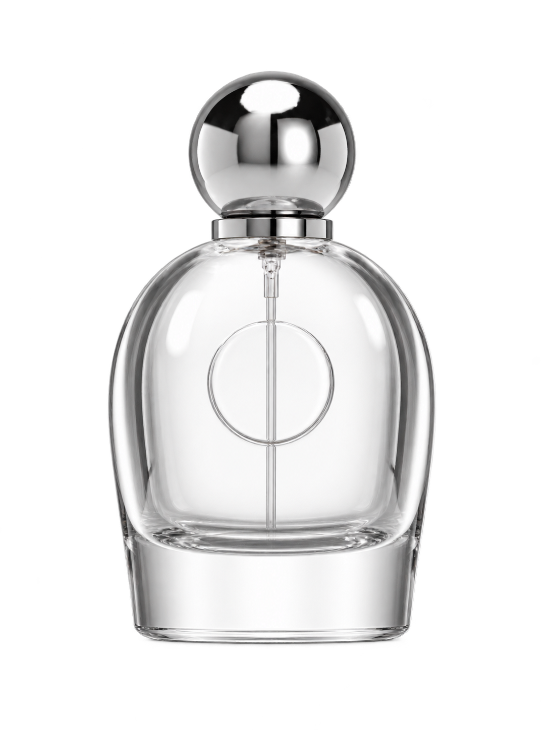 80ml コンパクトな平型香水ボトル ガラス 品番XB375
