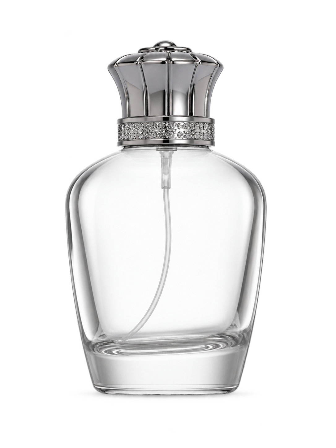 100ml コンパクトな円筒型香水ボトル ガラス 品番XB384