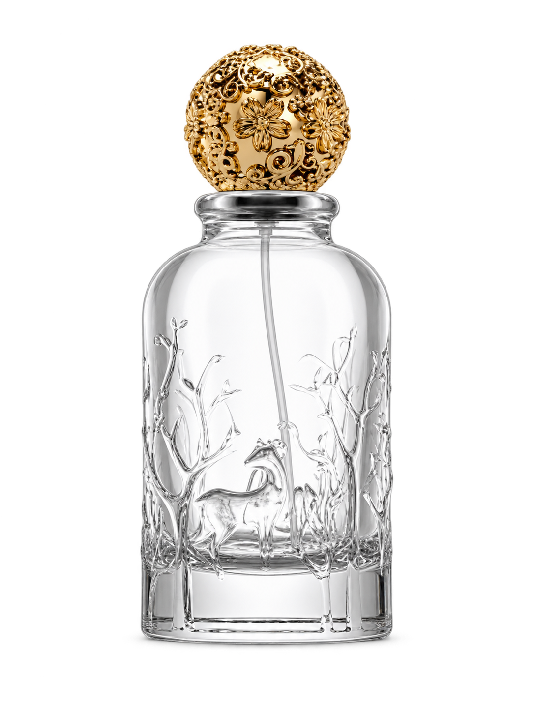 100ml 円筒型香水ボトル ガラス 品番XB399