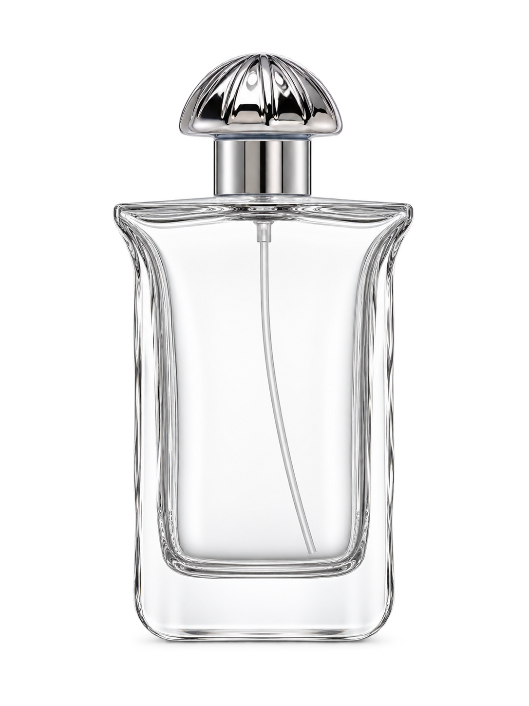 100ml コンパクトな平型香水ボトル ガラス 品番XB406