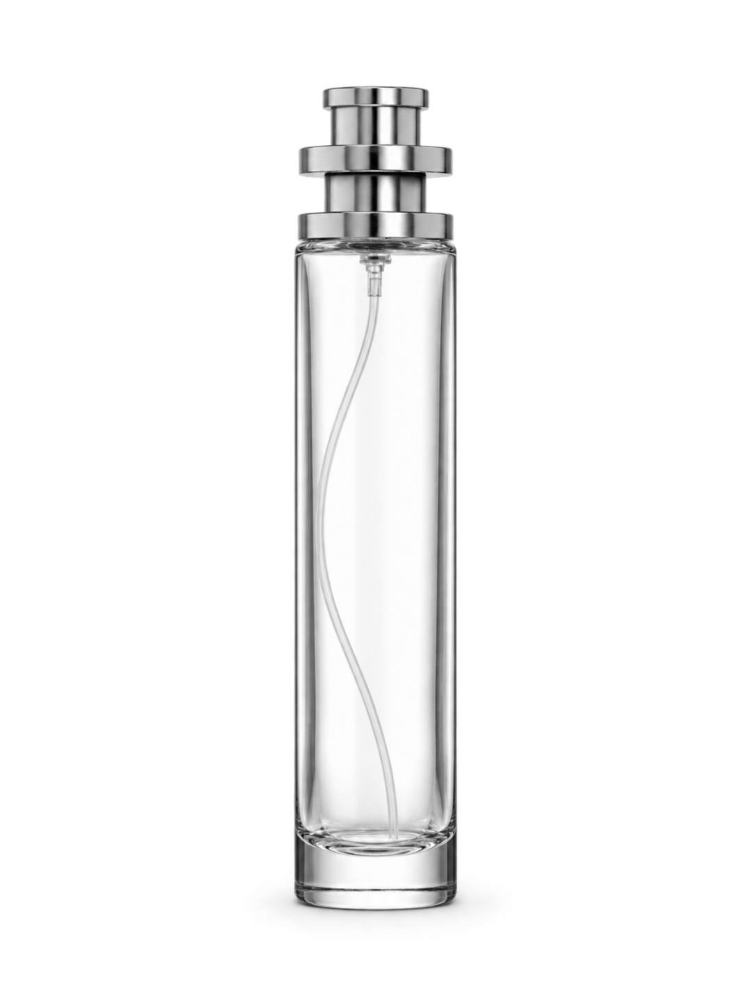 50ml スリムな円筒型香水ボトル ガラス 品番XB421