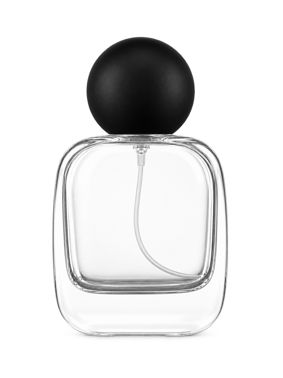 50ml コンパクトな平型香水ボトル ガラス 品番XB430