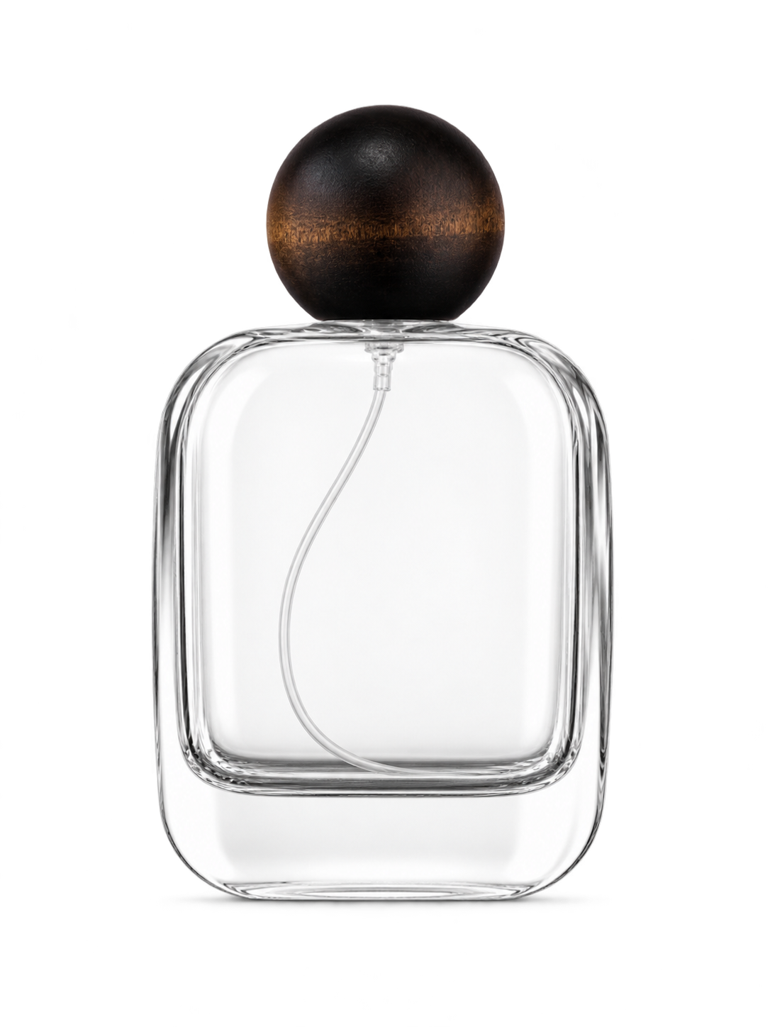 100ml コンパクトな平型香水ボトル ガラス 品番XB431