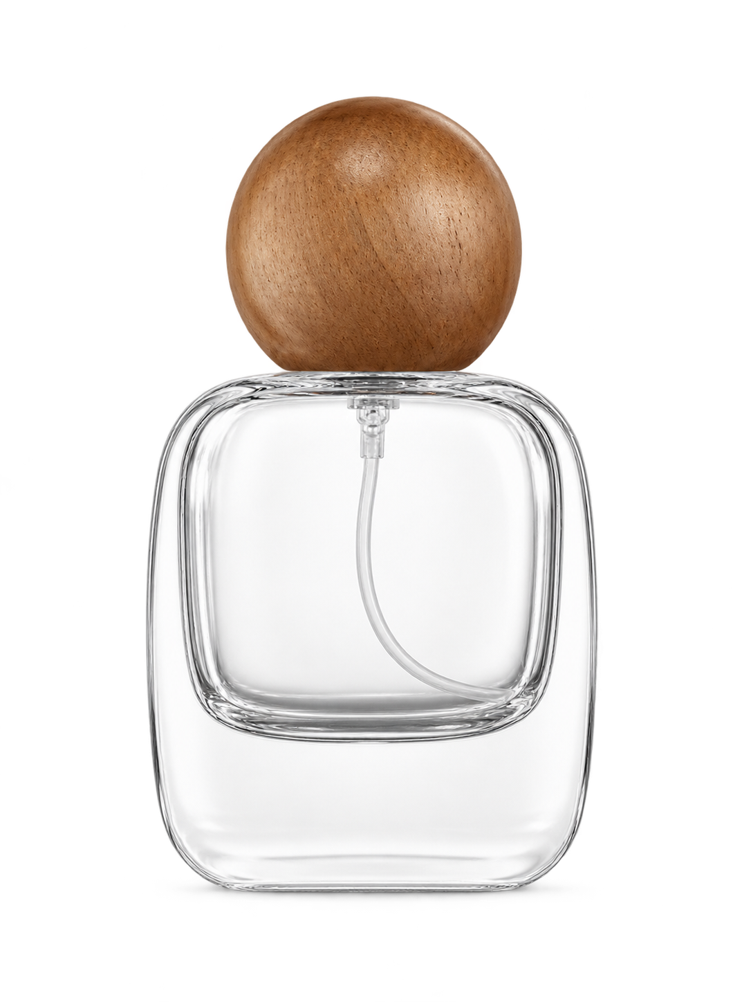 30ml コンパクトな平型香水ボトル ガラス 品番XB445