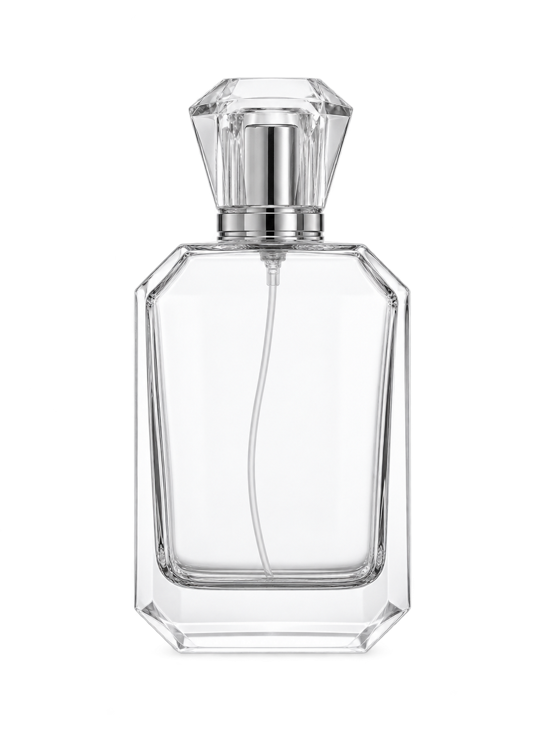 100ml 平型香水ボトル ガラス 品番XB454