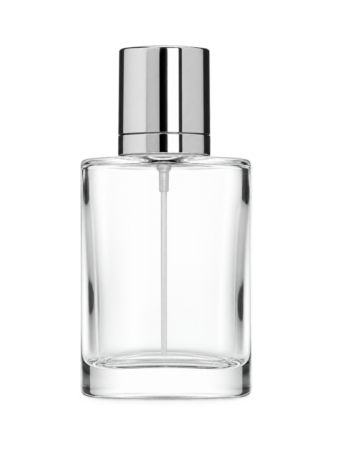 50ml コンパクトな平型香水ボトル ガラス 品番XB485
