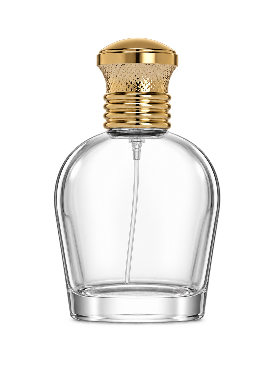 50ml コンパクトな平型香水ボトル ガラス 品番XB522