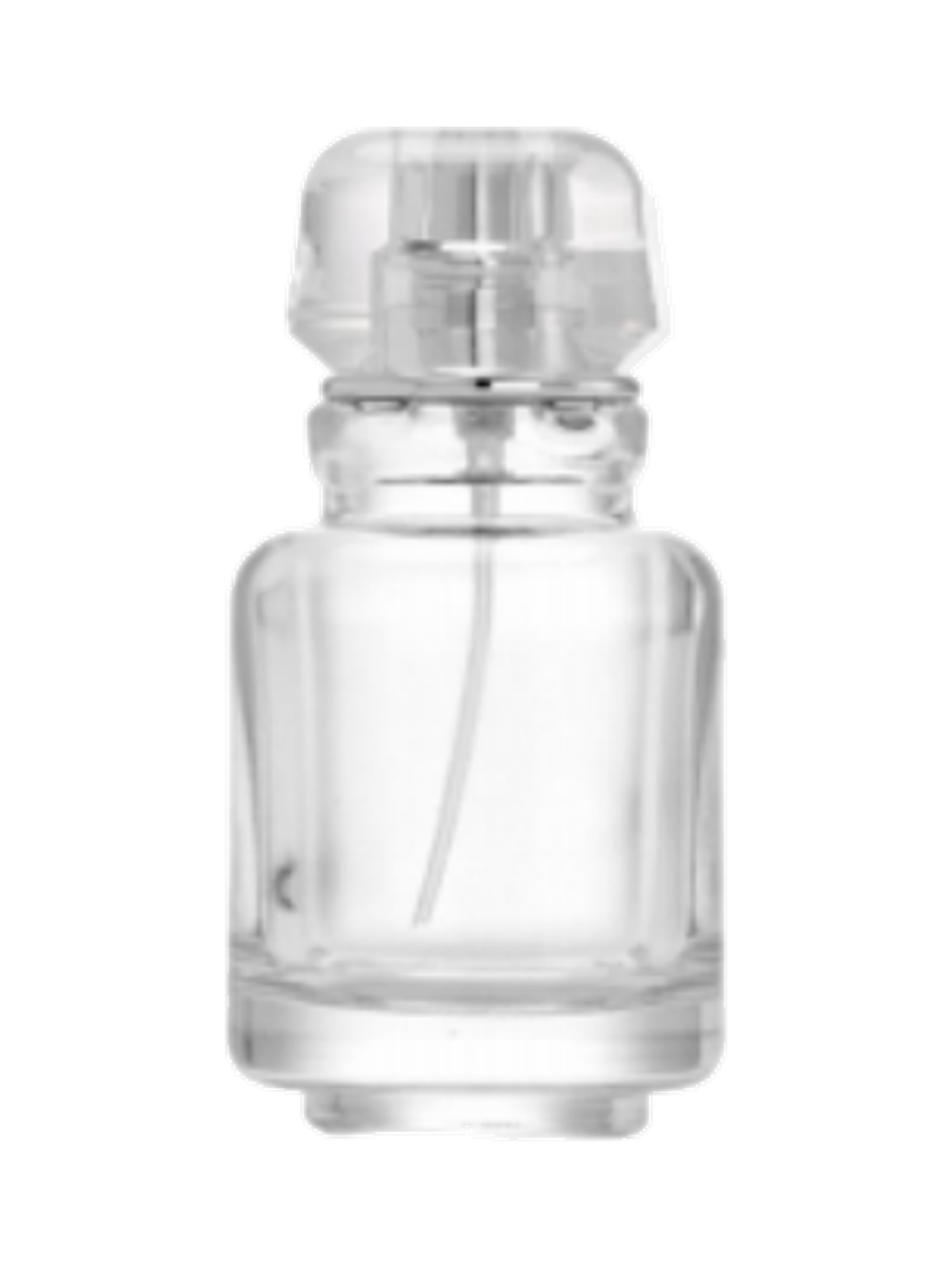 50ml コンパクトな円筒型香水ボトル ガラス 品番HYD1324