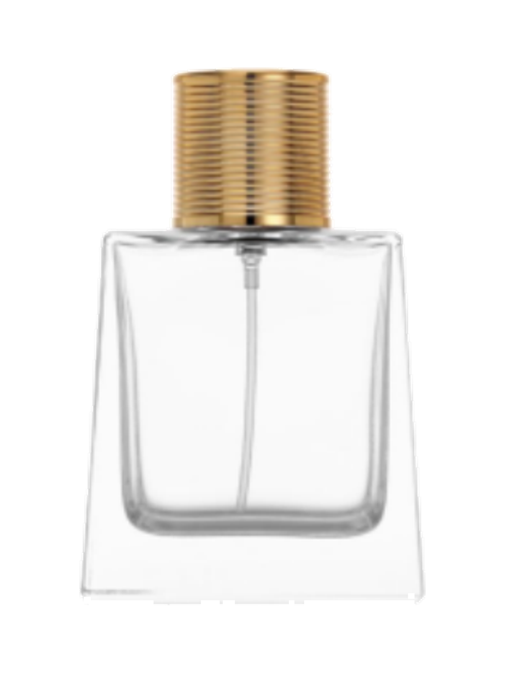 50ml コンパクトな平型香水ボトル ガラス 品番HYD607