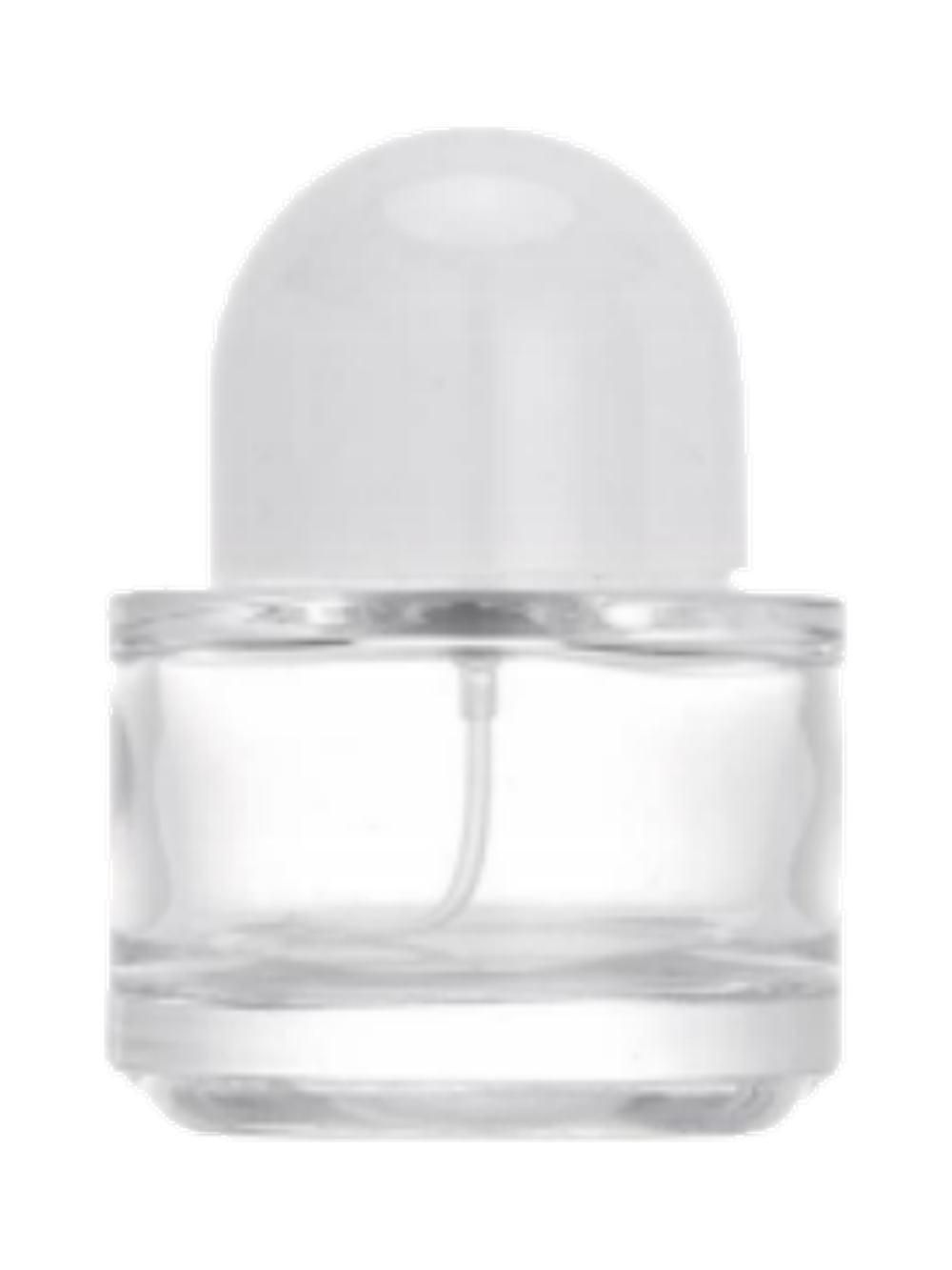 30ml コンパクトな円筒型香水ボトル ガラス 品番XB116