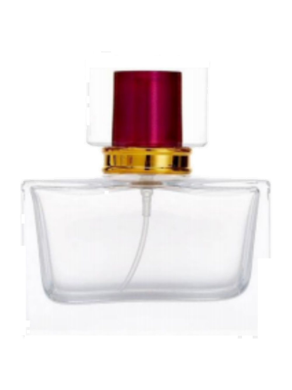50ml コンパクトな平型香水ボトル ガラス 品番XB118