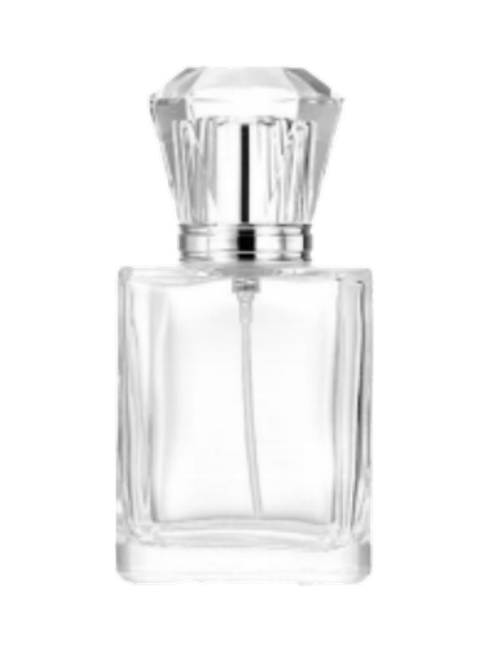 50ml コンパクトな平型香水ボトル ガラス 品番XB166