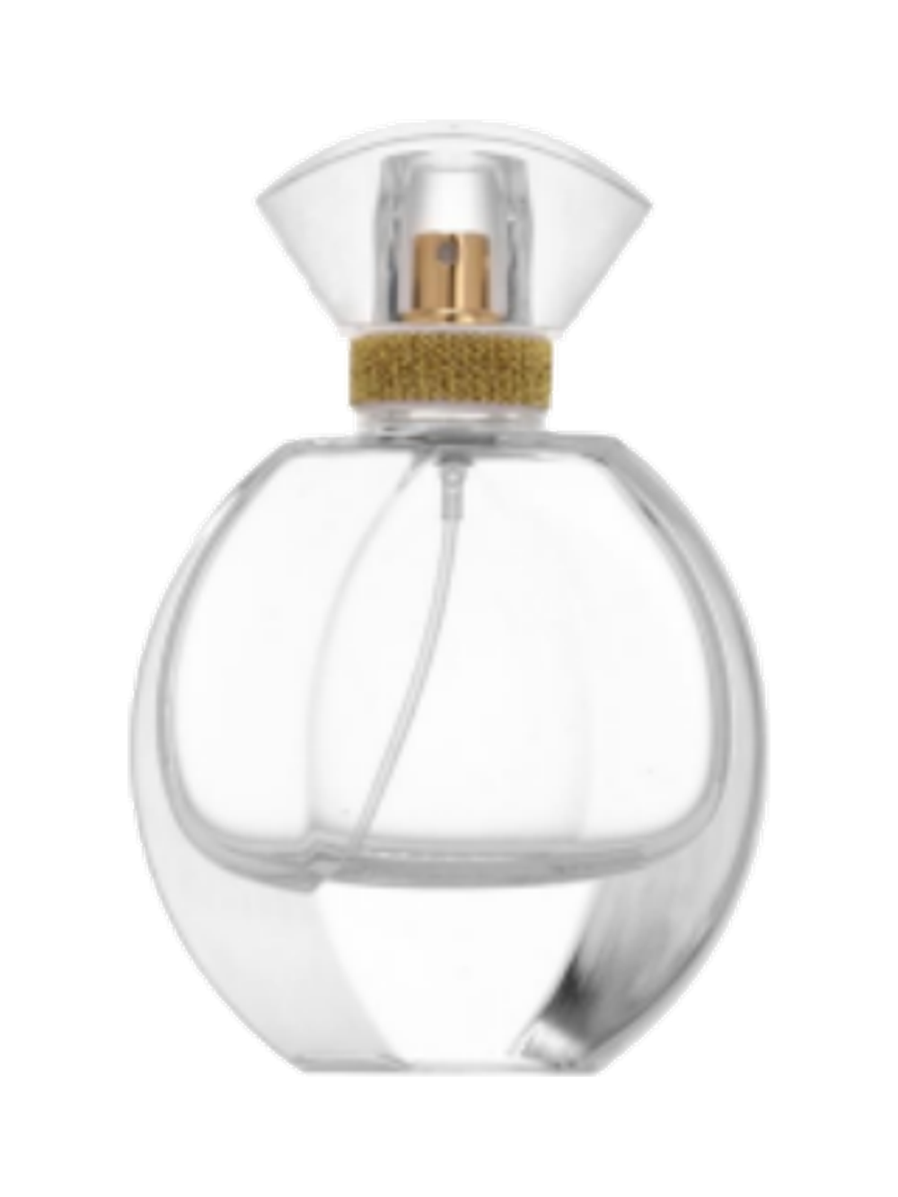 50ml コンパクトな平型香水ボトル ガラス 品番XB189