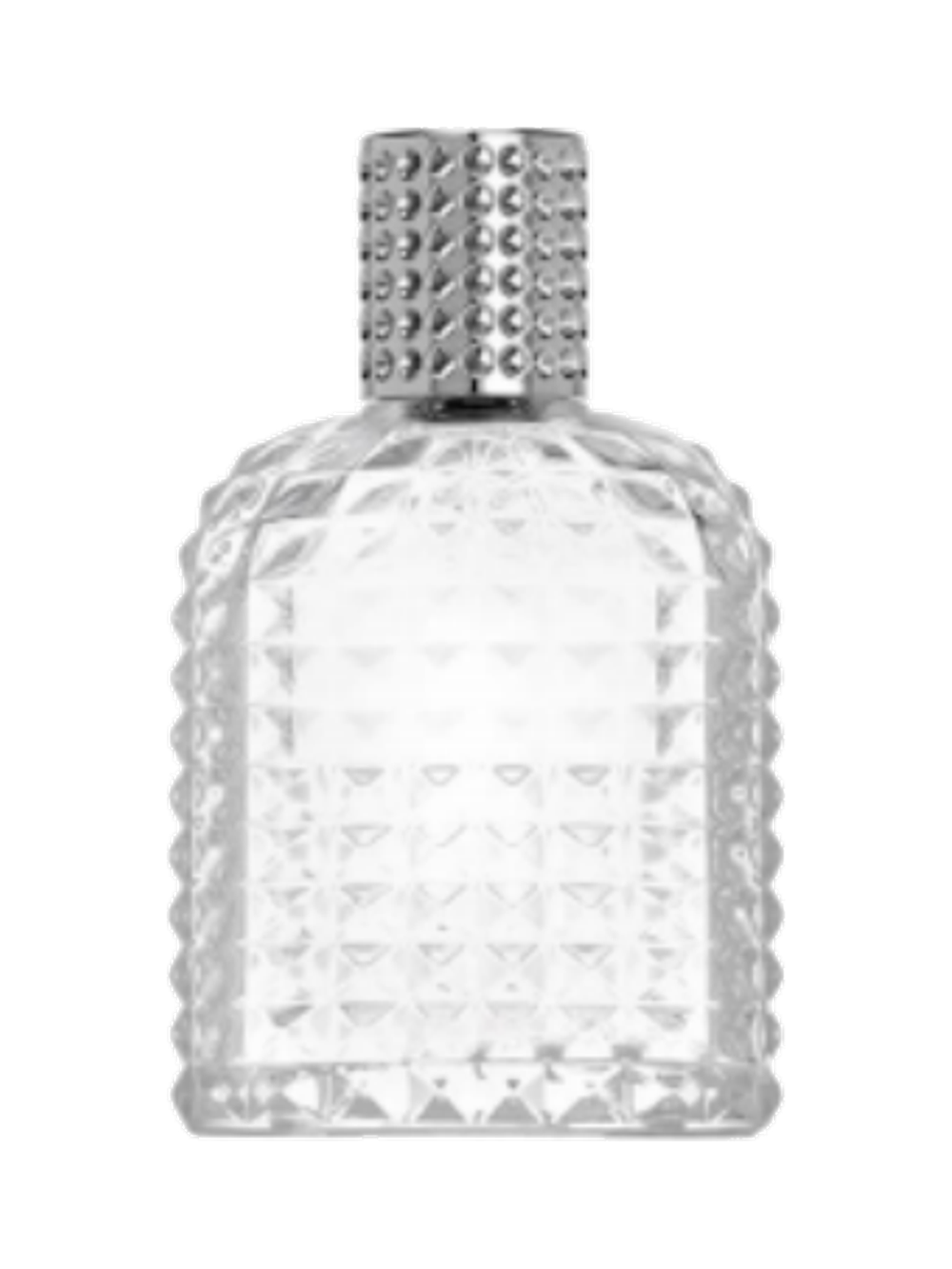 100ml コンパクトな平型香水ボトル ガラス 品番XB223