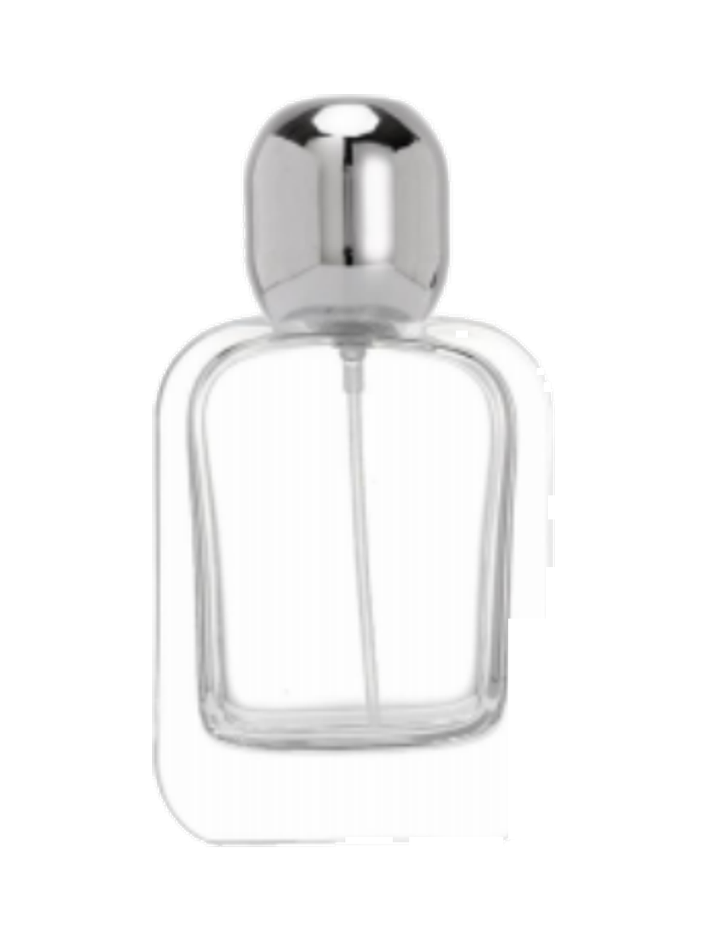50ml コンパクトな平型香水ボトル ガラス 品番XB234