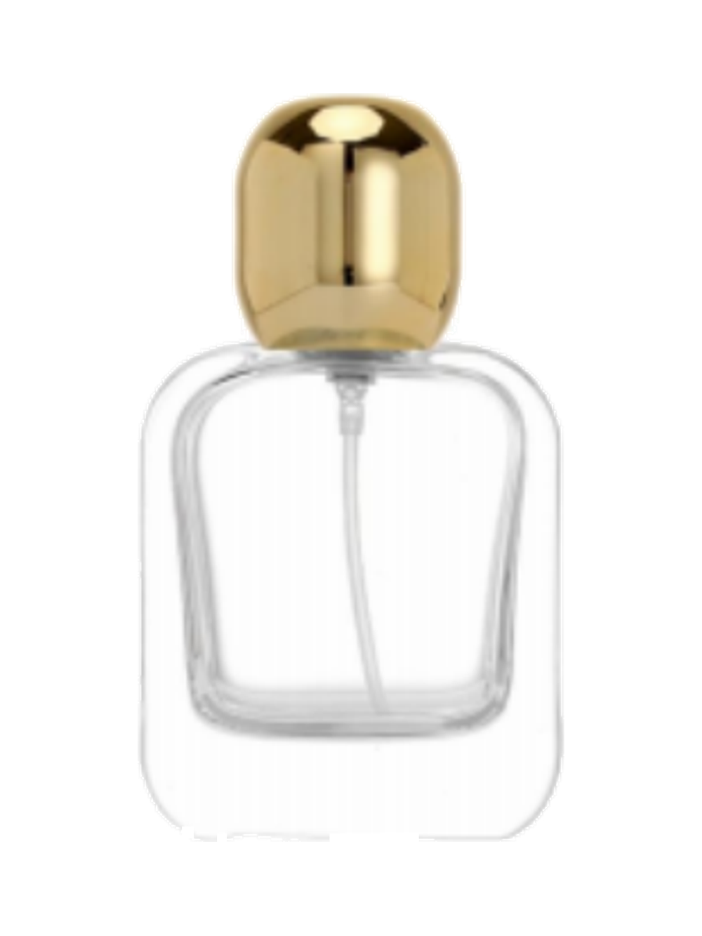 30ml コンパクトな平型香水ボトル ガラス 品番XB235
