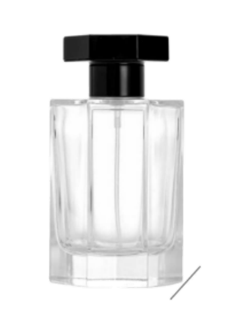 100ml コンパクトな角型香水ボトル ガラス 品番XB241