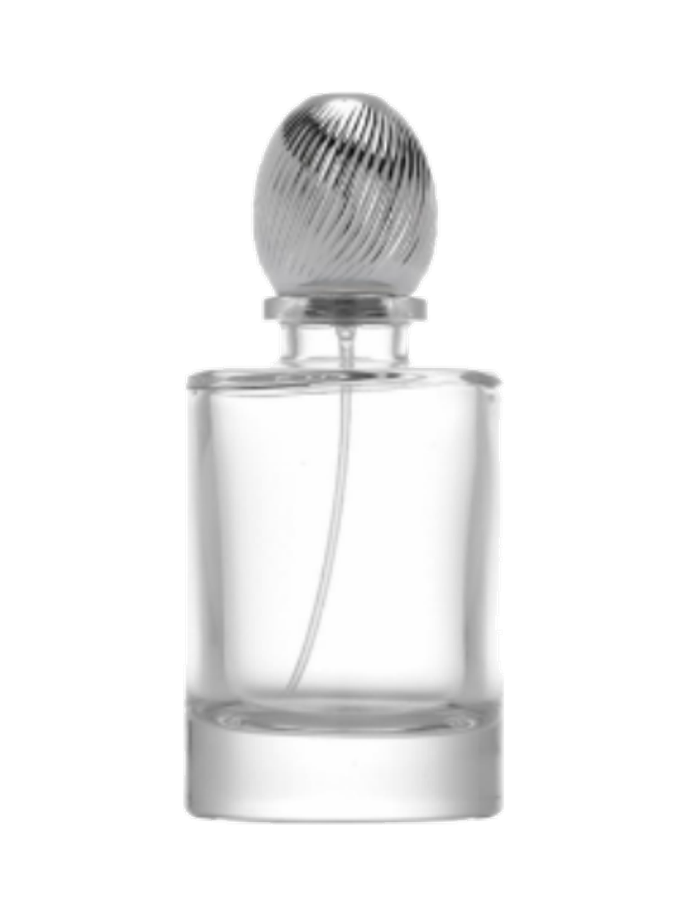 100ml コンパクトな円筒型香水ボトル ガラス 品番XB252