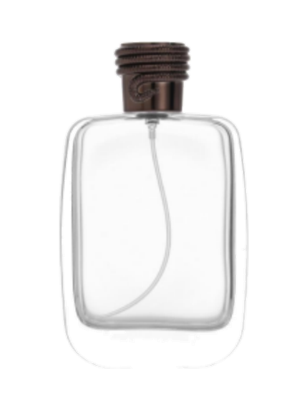 100ml コンパクトな平型香水ボトル ガラス 品番XB279