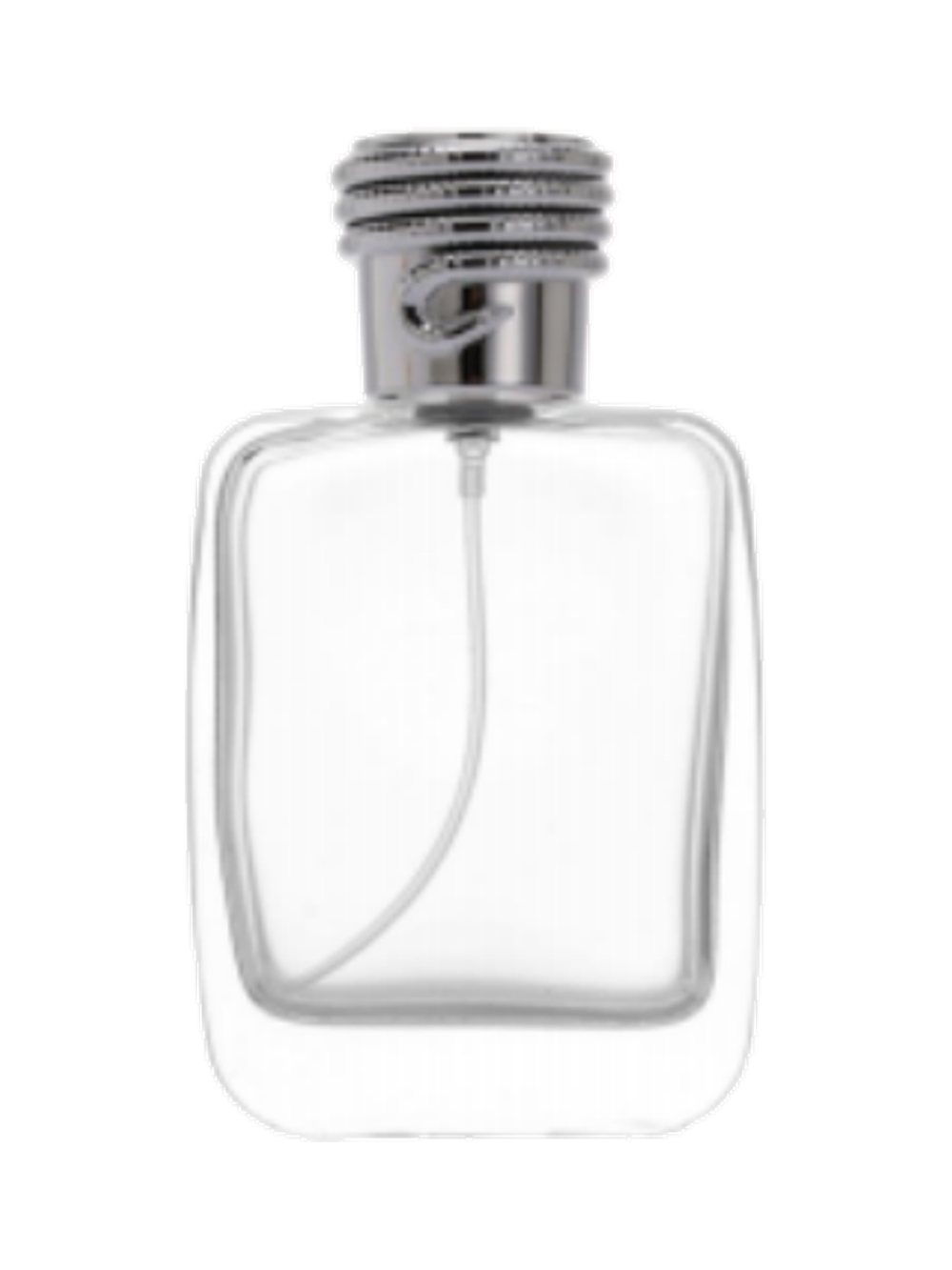 50ml コンパクトな平型香水ボトル ガラス 品番XB280