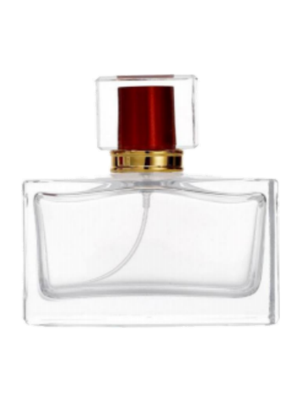 100ml コンパクトな平型香水ボトル ガラス 品番XB307