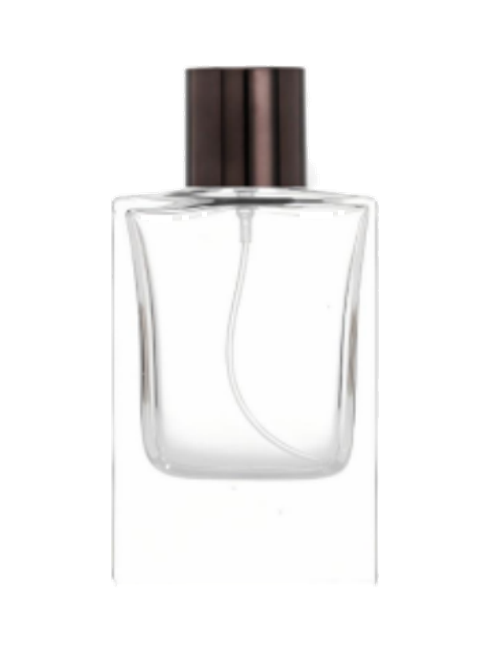 50ml コンパクトな平型香水ボトル ガラス 品番XB366