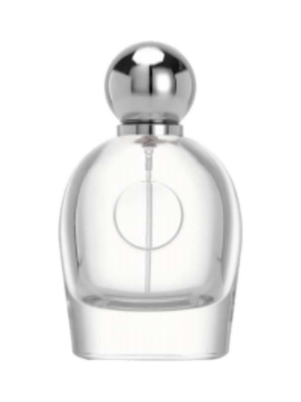 80ml コンパクトな平型香水ボトル ガラス 品番XB375