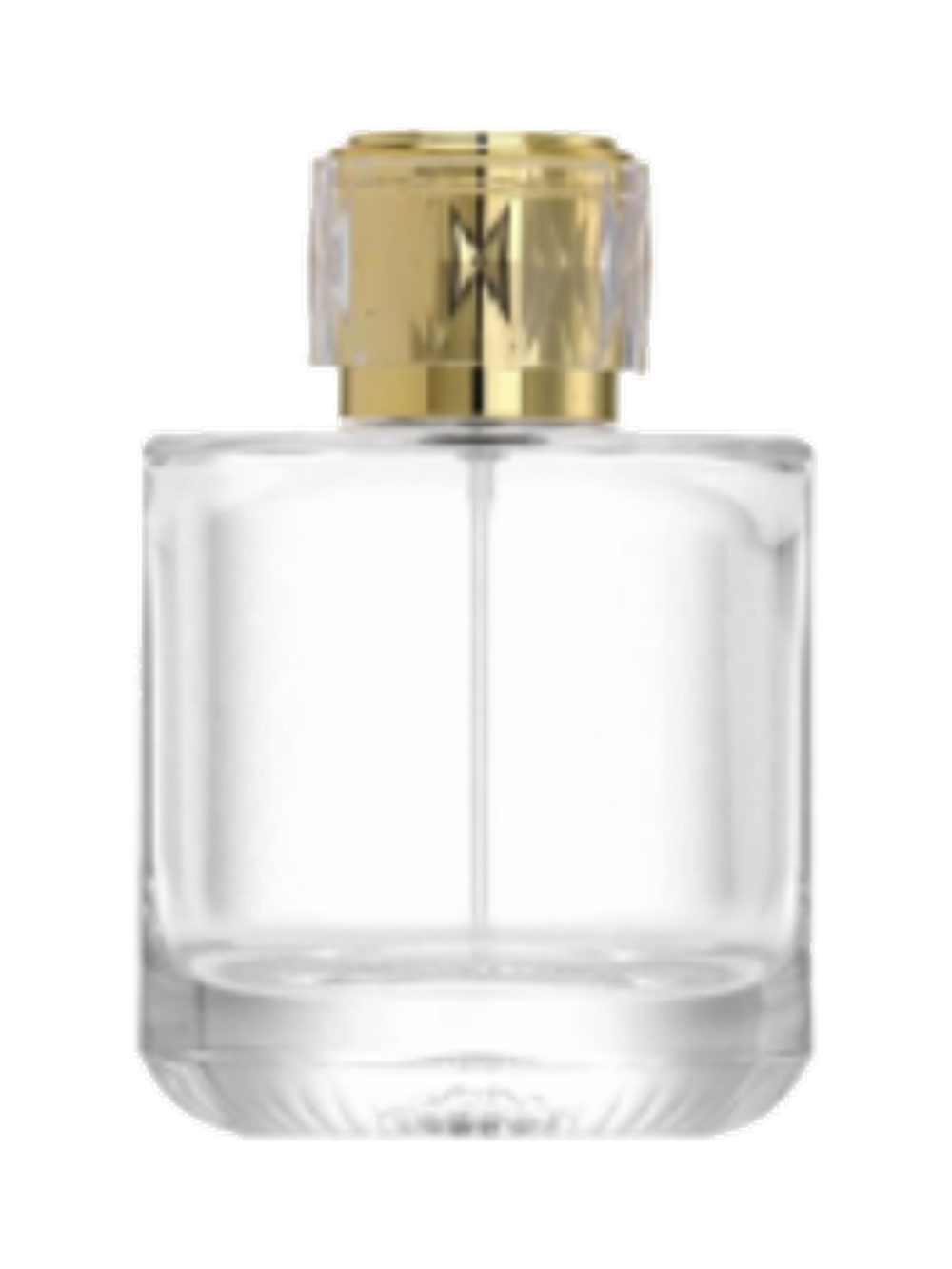 100ml コンパクトな平型香水ボトル ガラス 品番XB379