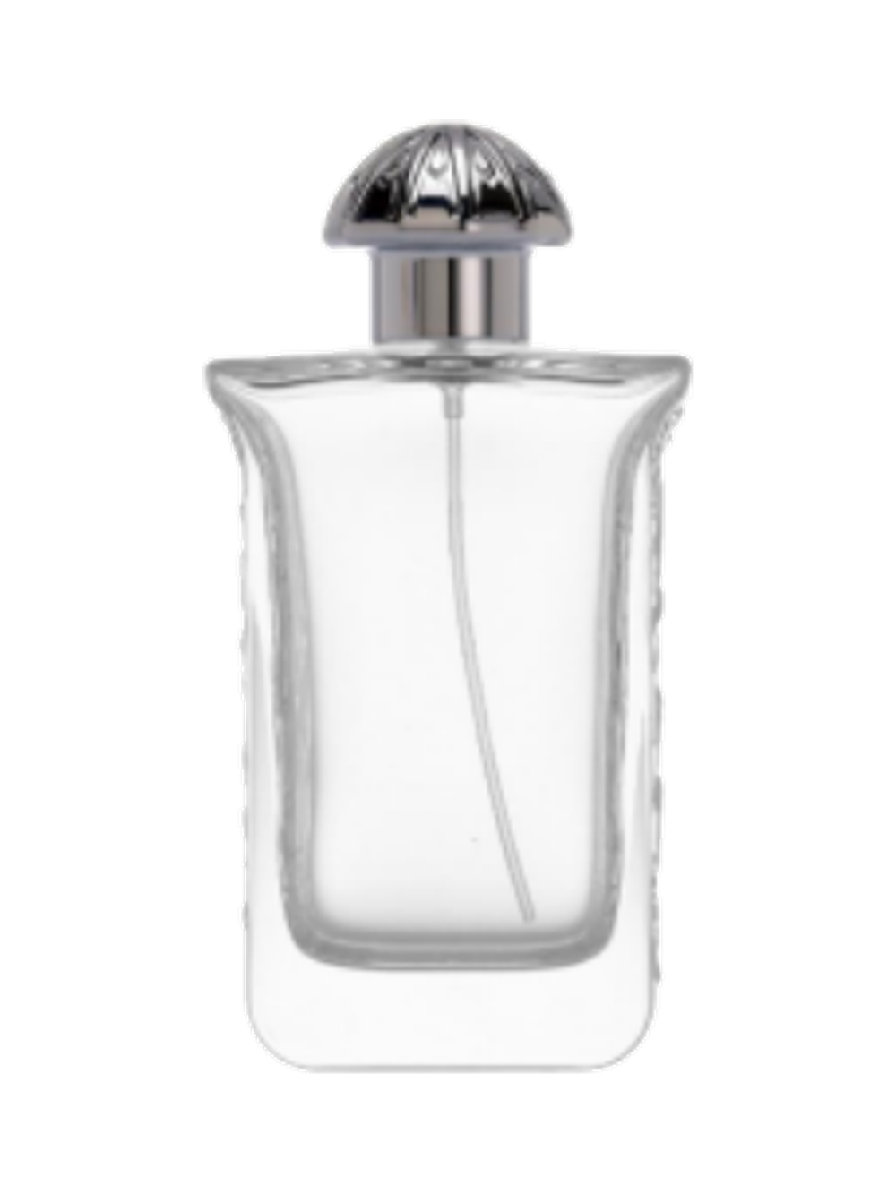100ml コンパクトな平型香水ボトル ガラス 品番XB406