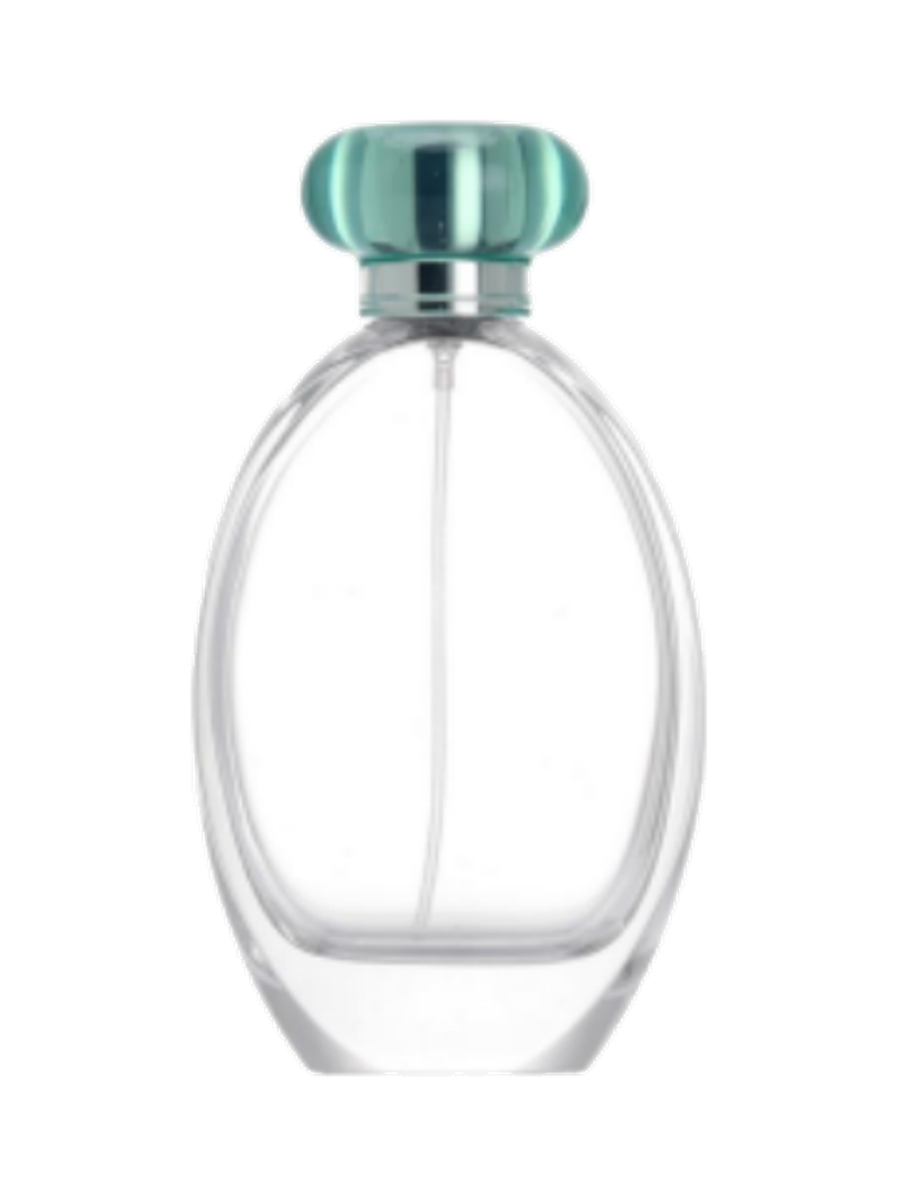 100ml コンパクトな平型香水ボトル ガラス 品番XB410